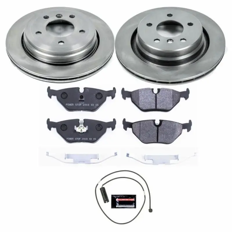 Power Stop 98-02 Bmw Z3 Rear Track Day Brake Kit 1