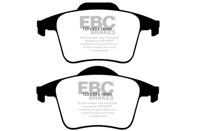 Ebc 03-07 Volvo Xc90 2.5 Turbo Ultimax2 Rear Brake Pads 1