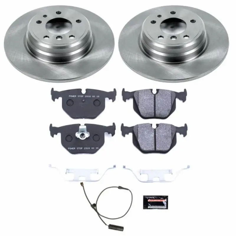 Power Stop 1995 Bmw 740I Rear Track Day Brake Kit 1