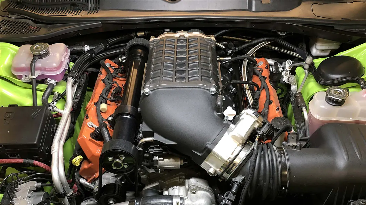 Dodge Hellcat 6.2L V8 Tvs2650 Supercharger Tuner Kit 1