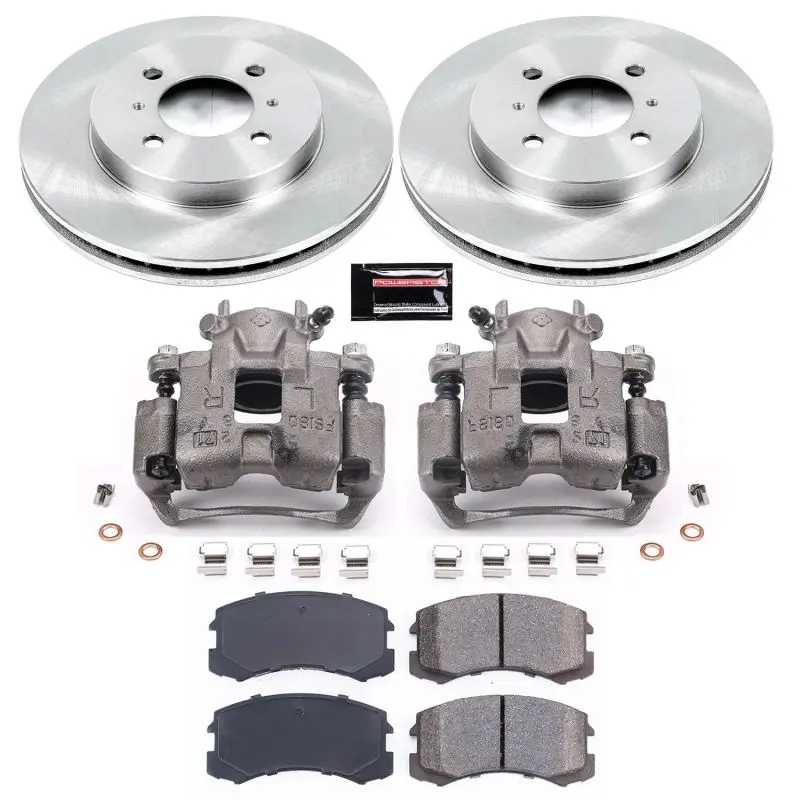 Power Stop 02-07 Mitsubishi Lancer Front Autospecialty Brake Kit W/Calipers 1