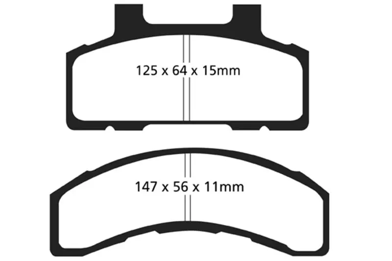 Ebc 93-96 Buick Century 2.2 Ultimax2 Front Brake Pads 1