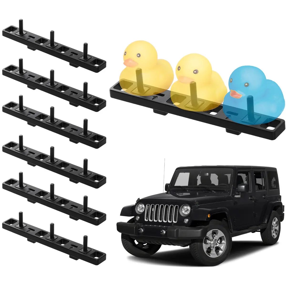 Duck Holder For Jeep Wrangler Jk (2007–2018) – 18 Duck Vent Mount 1