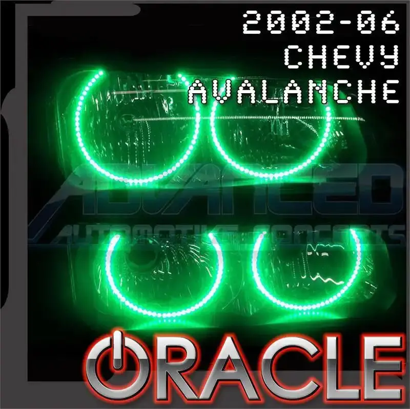 Oracle Lighting 2002-2006 Chevy Avalanche Led Headlight Halo Kit 1