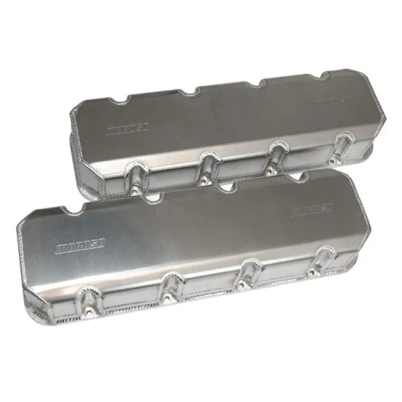 Moroso Chevrolet Small Block Pro-Filer Airstrike 12 Deg Cylinder Head Valve Cover - Fab Aluminum 1