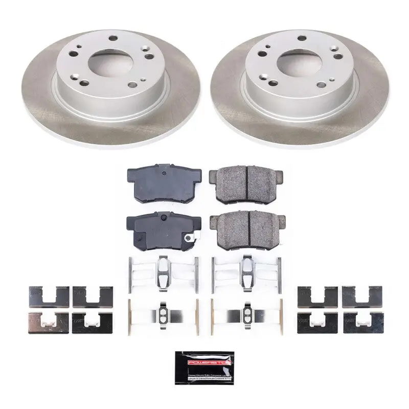 Power Stop 03-07 Honda Accord Rear Semi-Coated Rotor Kit 1