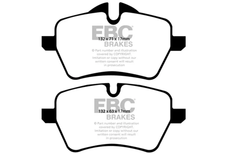 Ebc 07-14 Mini Hardtop 1.6 Turbo Cooper S Ultimax2 Front Brake Pads 1