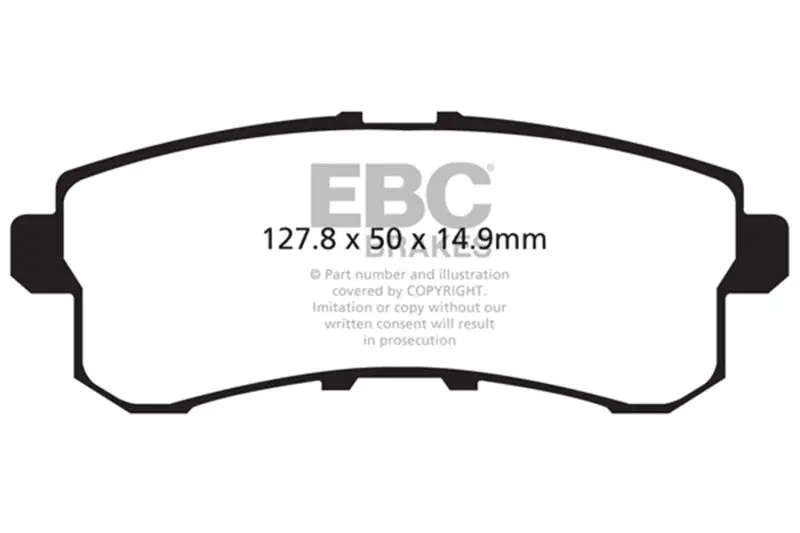 Ebc 11-13 Infiniti Qx56 5.6 Ultimax2 Rear Brake Pads 1