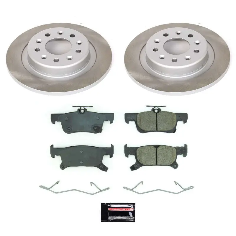 Power Stop 17-18 Buick Envision Rear Semi-Coated Rotor Kit 1