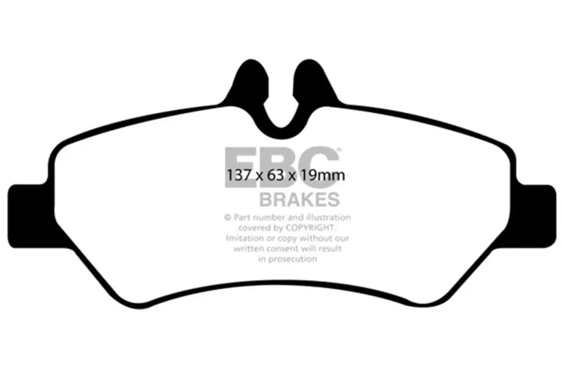 Ebc 07+ Dodge Sprinter 2500 Ultimax2 Rear Brake Pads 1