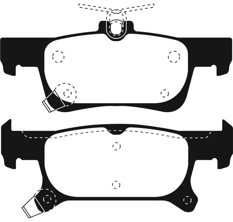 Ebc 2016+ Buick Envision 2.0L Turbo Ultimax2 Rear Brake Pads 1
