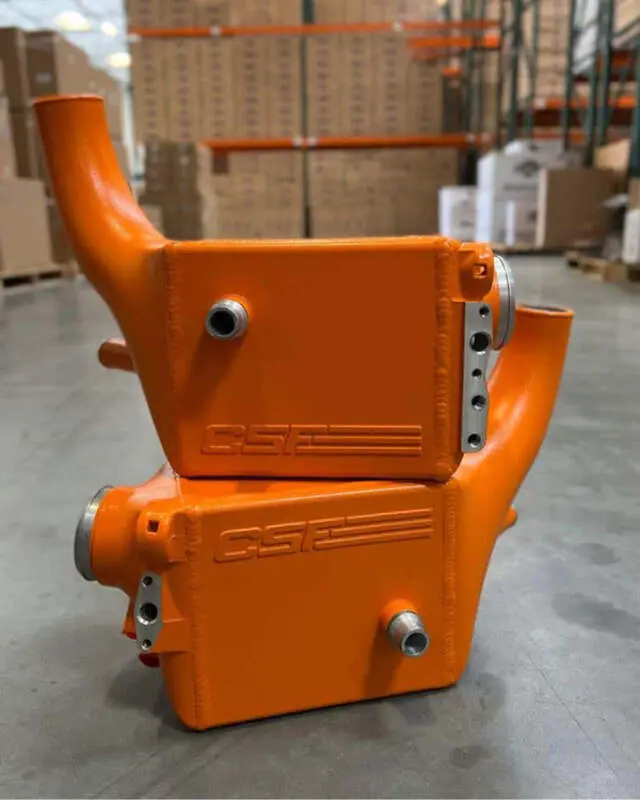 Csf 2014+ Bmw X5m (F95) / X6m (F96) / Xm (G09) Charge-Air-Cooler - Fire Orange Matte 1