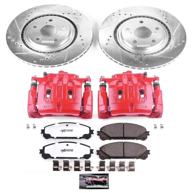 Power Stop 11-20 Toyota Sienna Front Z36 Truck & Tow Kit W/Cals 1