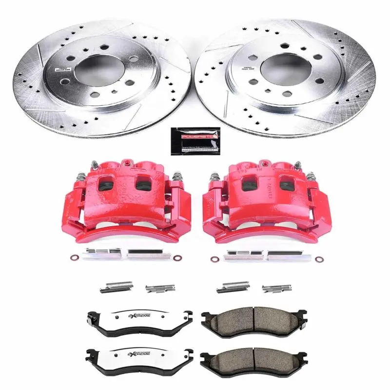 Power Stop 2009 Ford F-150 Front Z36 Truck & Tow Kit W/Cals 1