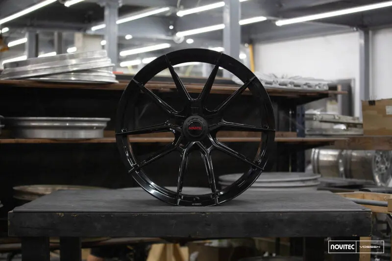 Vossen X Novitec Nf10 21X9.5In - 5X114.3 Bp - Et28 - Gloss Black Ferrari Sf90 Front Wheel 1