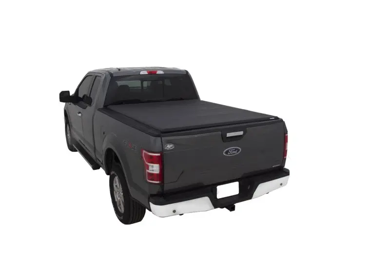 Lund 09-14 Ford F-150 (5.5Ft. Bed) Genesis Elite Roll Up Tonneau Cover - Black 1