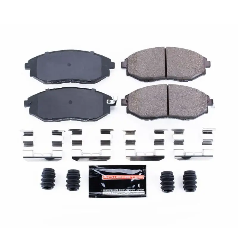 Power Stop 04-06 Chevrolet Epica Front Z23 Evo Sport Brake Pad W/Hardware 1