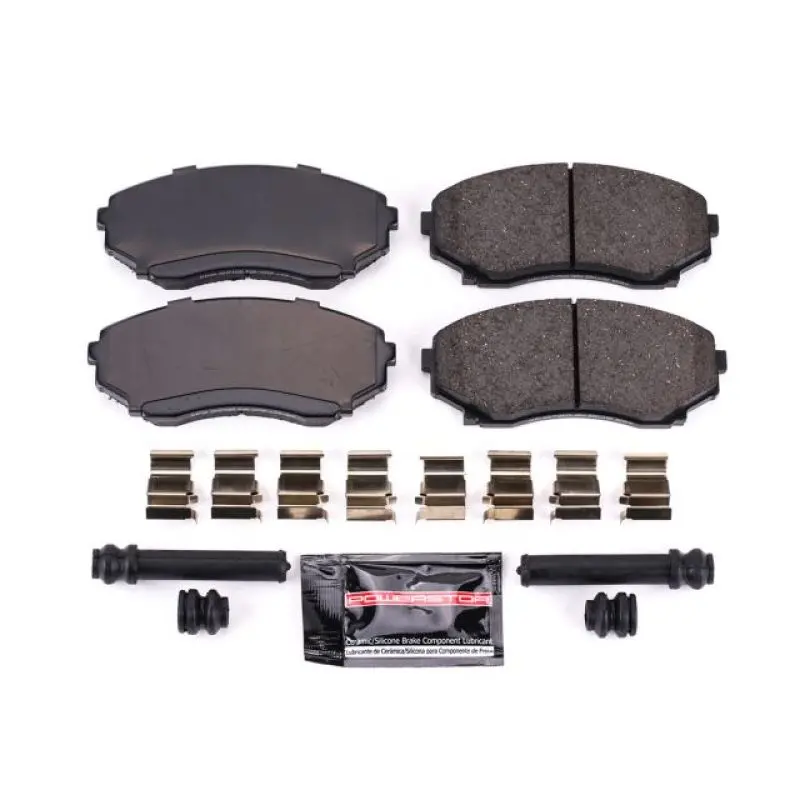 Power Stop 92-98 Mazda Mpv Front Z23 Evolution Sport Brake Pads W/Hardware 1