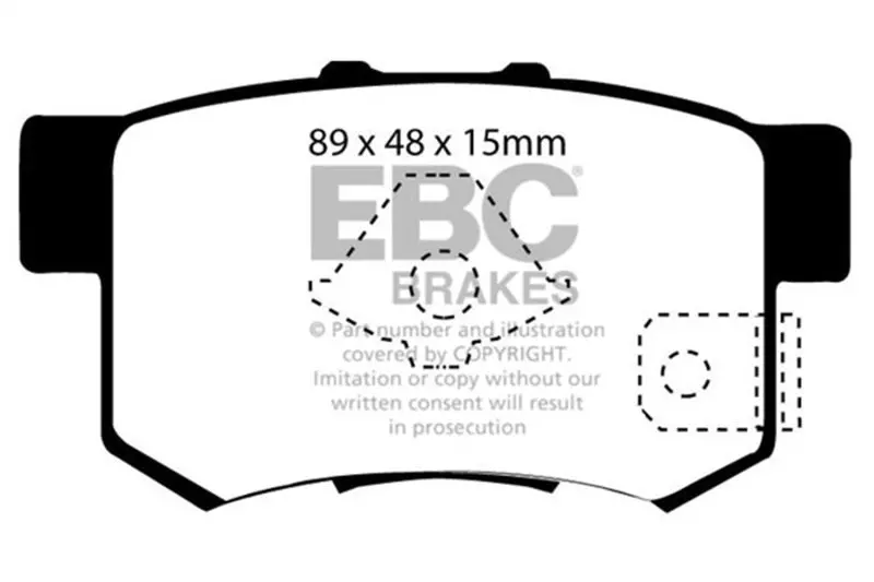 Ebc 10-12 Acura Rdx 2.3 Turbo Ultimax2 Rear Brake Pads 1
