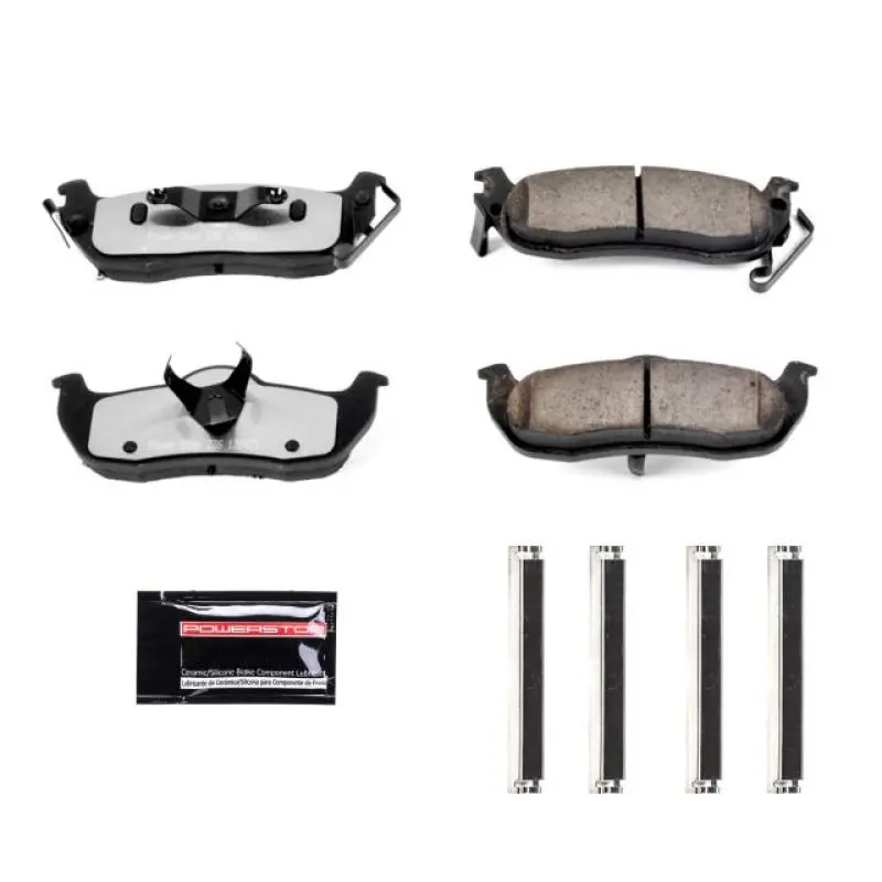 Power Stop 04-10 Infiniti Qx56 Rear Z36 Truck & Tow Brake Pads W/Hardware 1