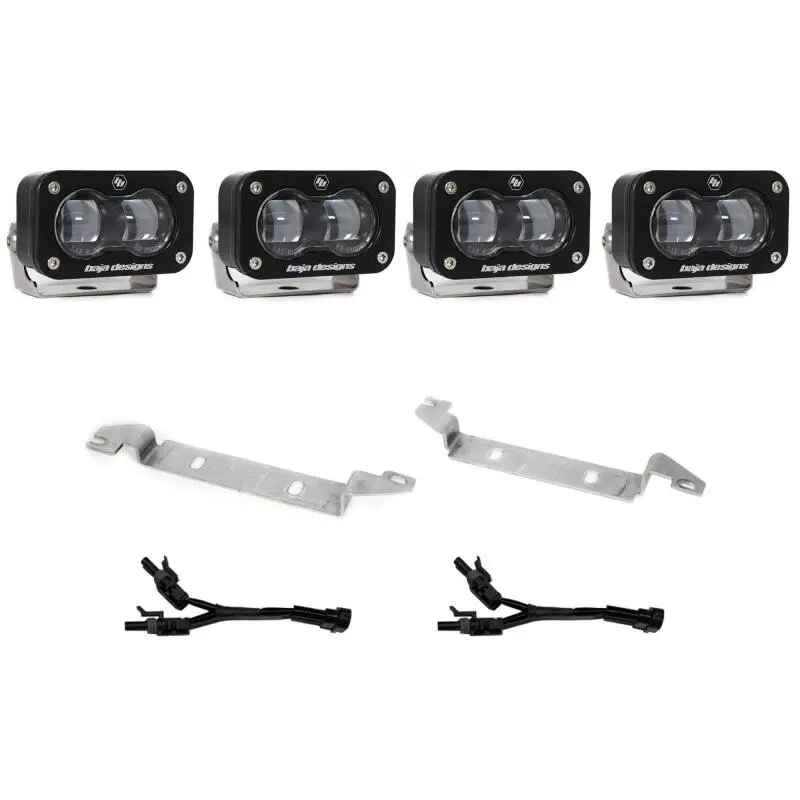 Baja Designs 2025 Toyota 4Runner S2 Sae Fog Pocket Light Kit - Clear 1