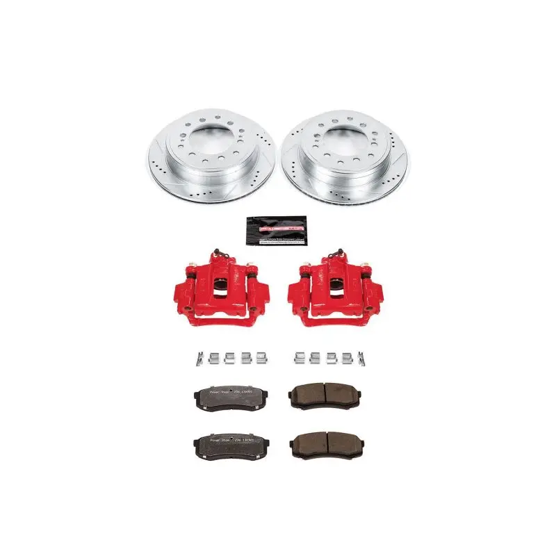 Power Stop 10-14 Toyota Fj Cruiser Rear Z36 Truck & Tow Brake Kit W/Calipers 1
