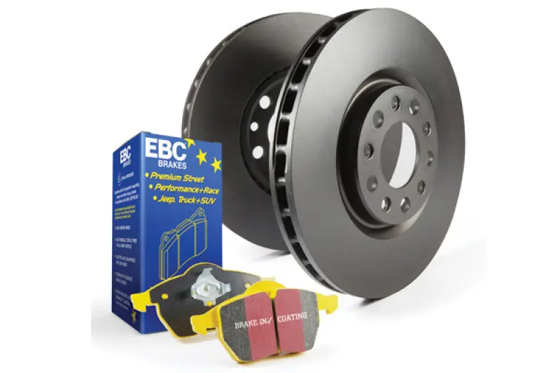 Stage 13 High-Performance Brake Kit – Yellowstuff Pads Paired With Rk Drilled & Slotted Rotors 1