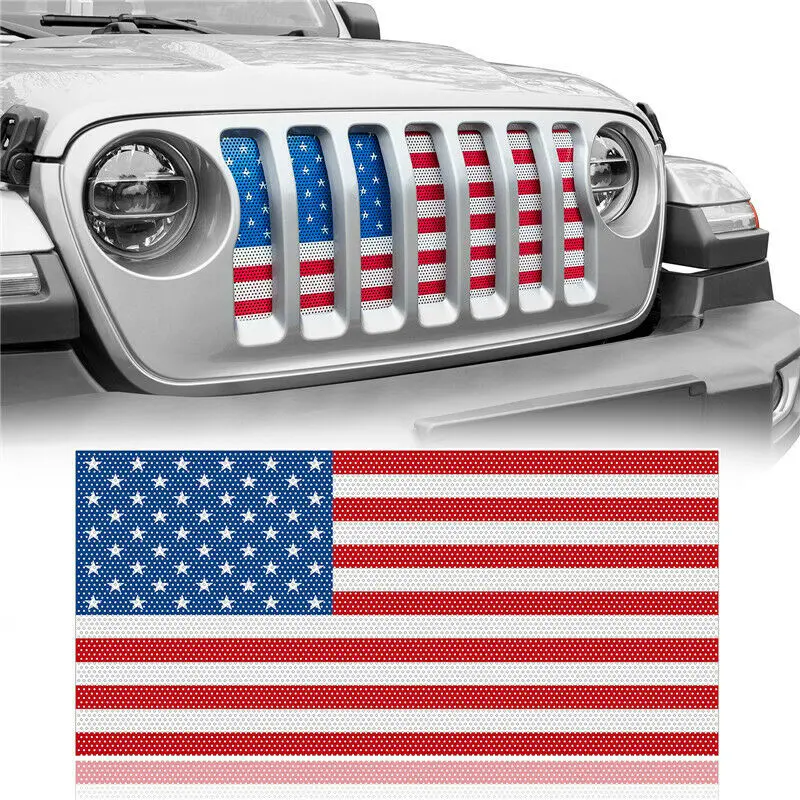 Old Glory Jeep Grille Insert 1