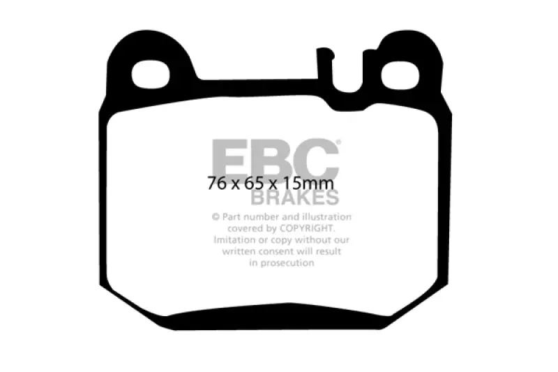 Ebc 00-01 Mercedes-Benz M-Class (Ml) Ml430 4.3 Ultimax2 Rear Brake Pads 1