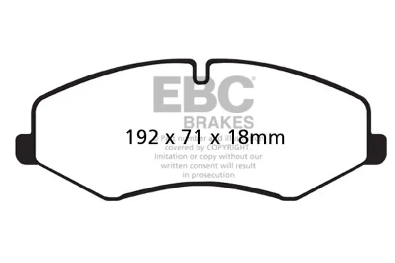 Ebc 10-14 Land Rover Lr4 5 Ultimax2 Front Brake Pads 1