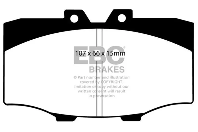 Ebc 84-88 Toyota 4 Runner 2.4 Ultimax2 Front Brake Pads 1