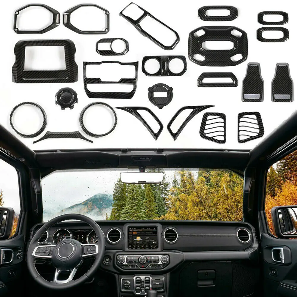 Full Carbon Fiber Interior Trim Upgrade 1