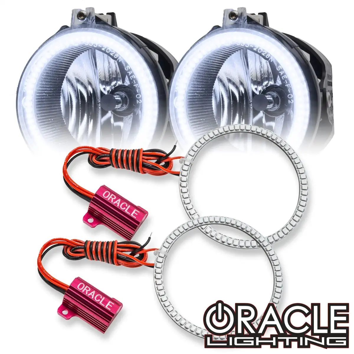 Oracle Lighting 2007-2010 Jeep Patriot Led Fog Light Halo Kit 1
