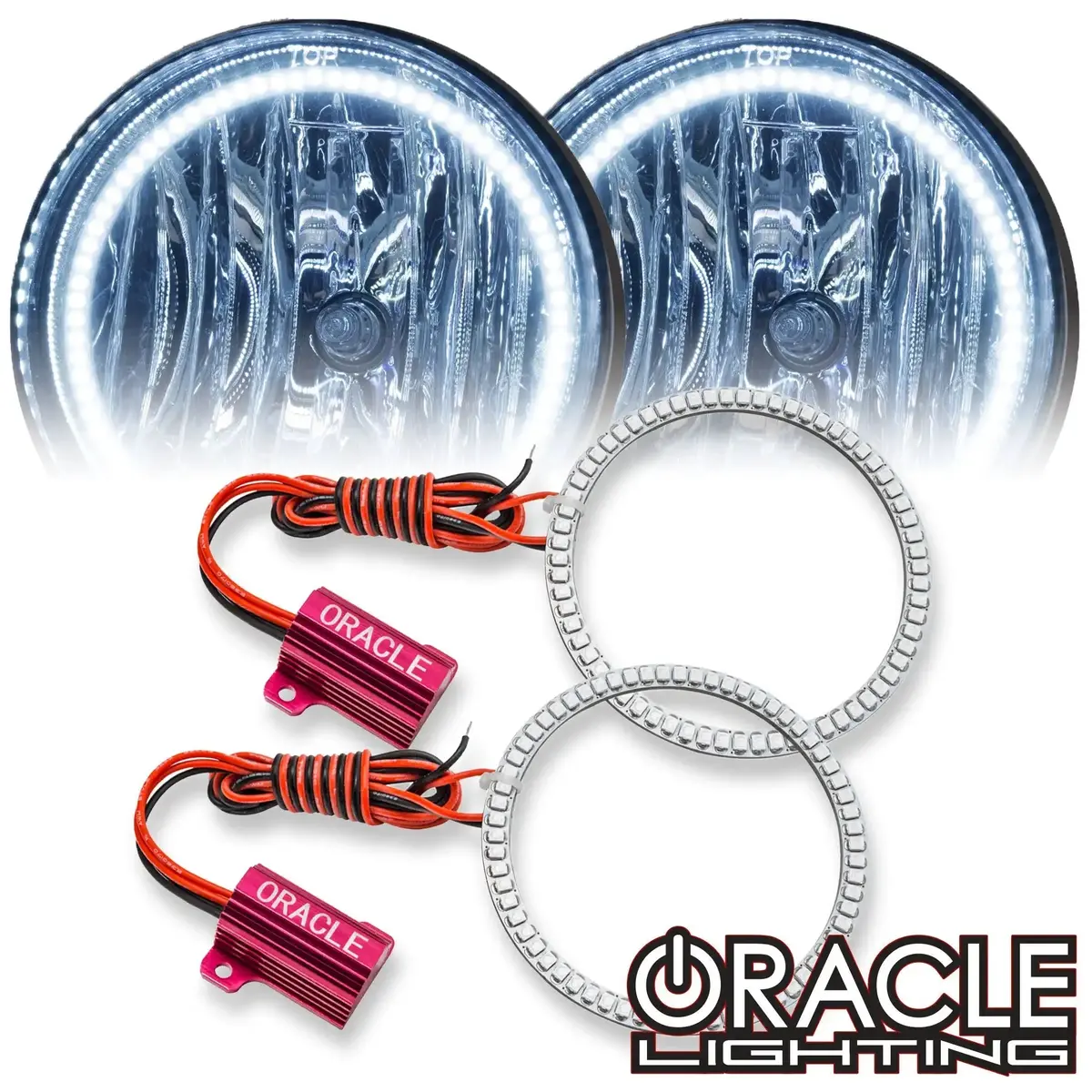 Oracle Lighting 2007-2013 Gmc Sierra Led Fog Light Halo Kit 1