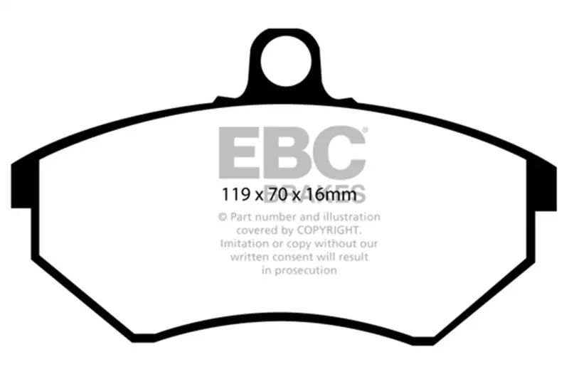 Ebc 94 Volkswagen Cabriolet 1.8 Ultimax2 Front Brake Pads 1