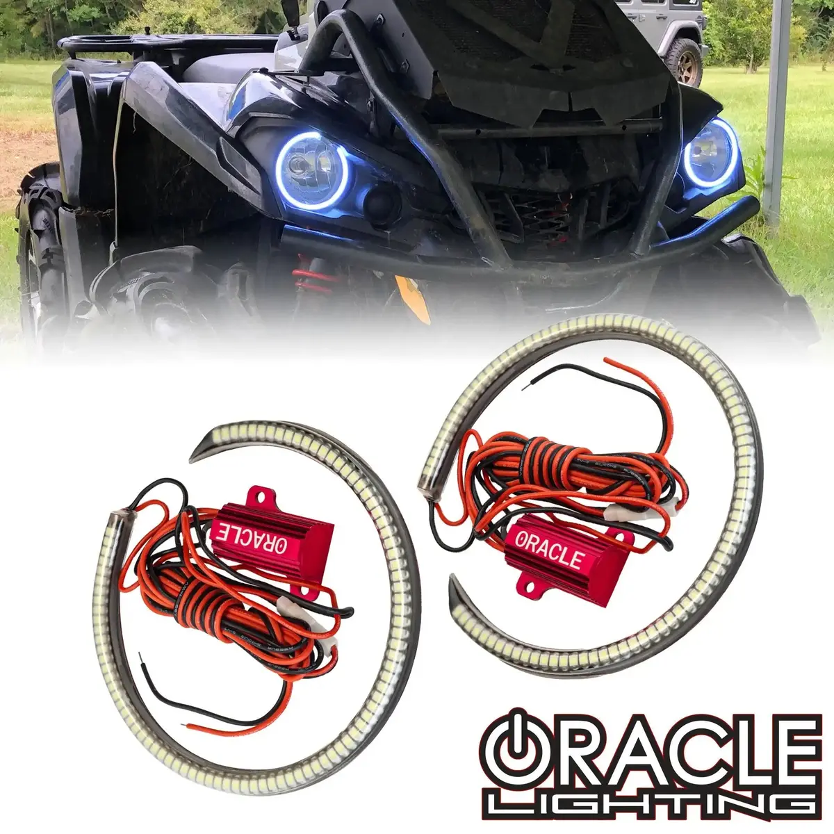 Oracle Lighting 2016-2019 Can-Am Outlander G2 450 500 570 Led Surface Mount Halo Kit 1