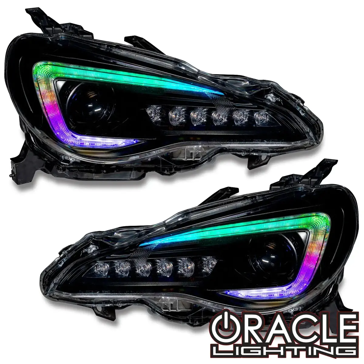 Oracle Lighting 2017-2020 Subaru Brz Dynamic Colorshift Headlight Drl Upgrade 1