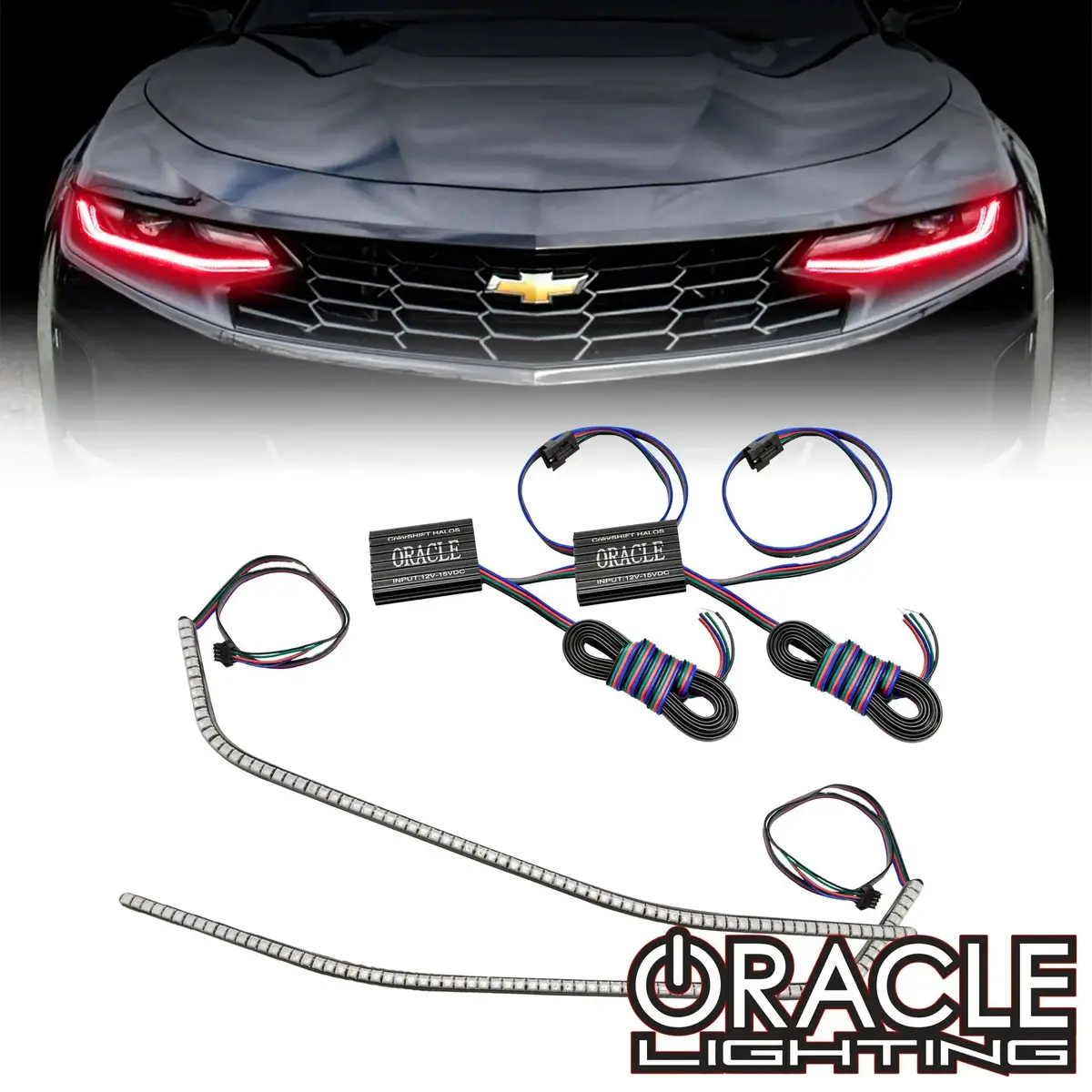 Oracle Lighting 2019-2023 Chevrolet Camaro Colorshift Surface Mount Headlight Drl Modules 1