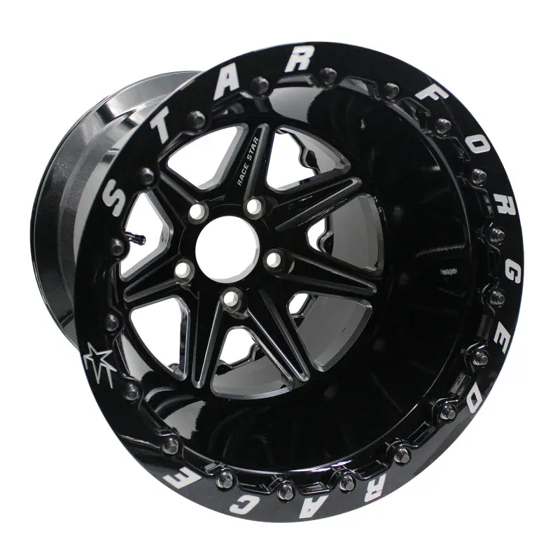Race Star 72 Valstar 15X10 5X4.75Bc 7.5Bs 3.072In Cb Black W/ Machined Accents 1