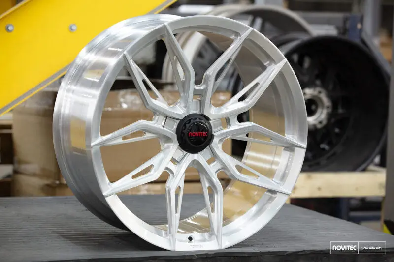 Vossen X Novitec Nf11 21X9.5In - 5X114.3 Bp - Et38 - Brushed Gloss Clear Ferrari 296 Front Wheel 1