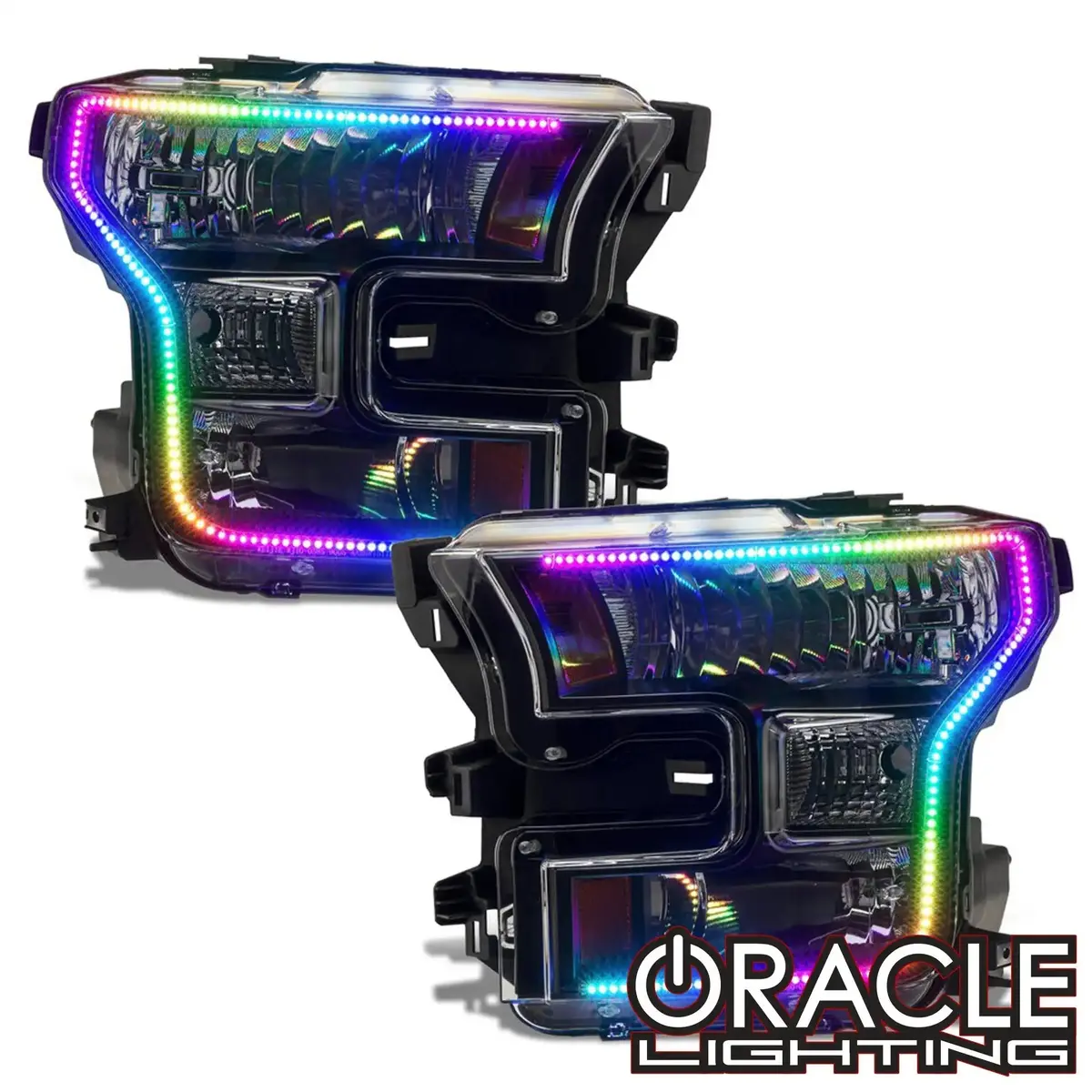 Oracle Lighting 2015-2017 Ford F-150 Dynamic Colorshift Headlight Drl Upgrade Kit 1