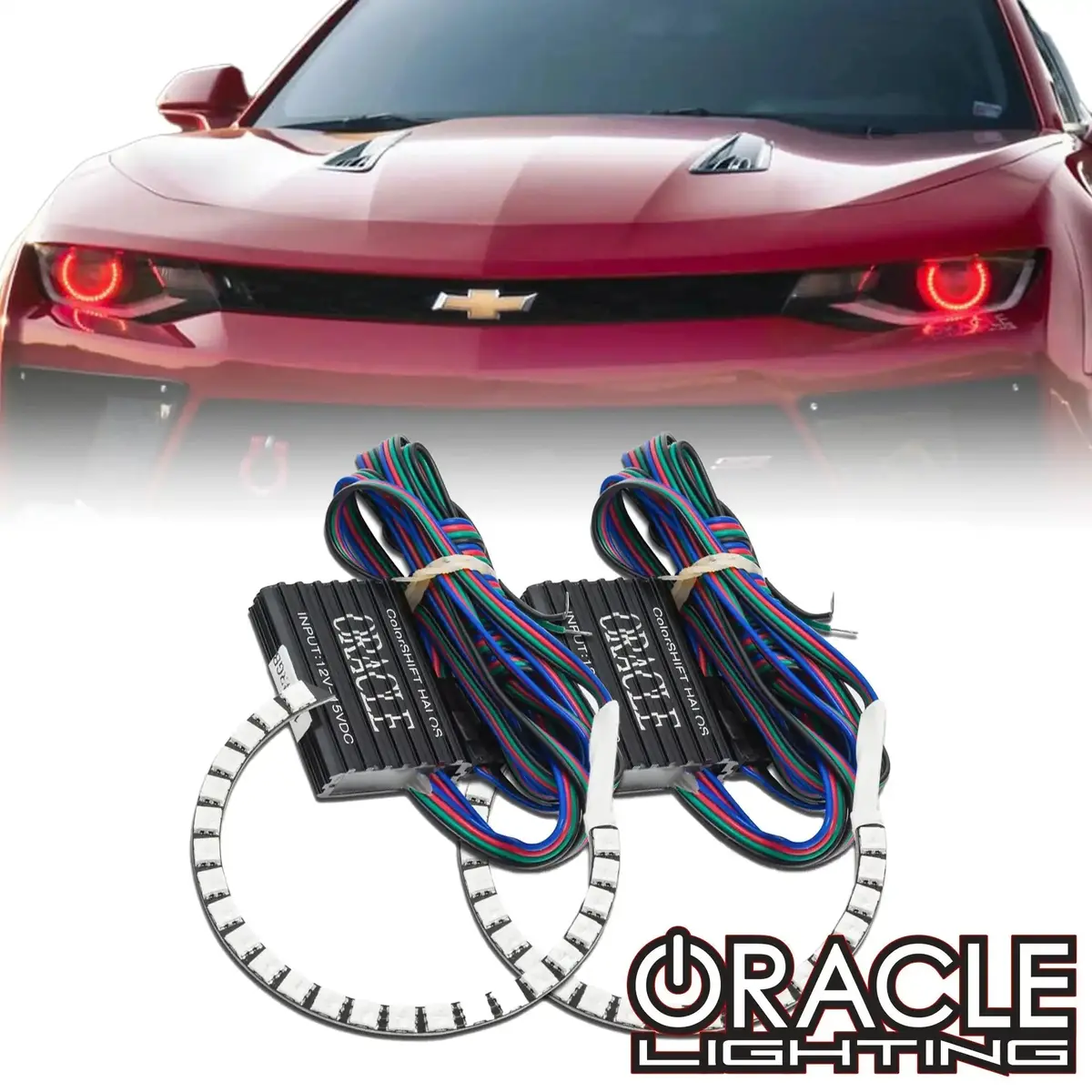 Oracle Lighting 2016-2018 Chevrolet Camaro Led Colorshift Projector Halo Kit 1