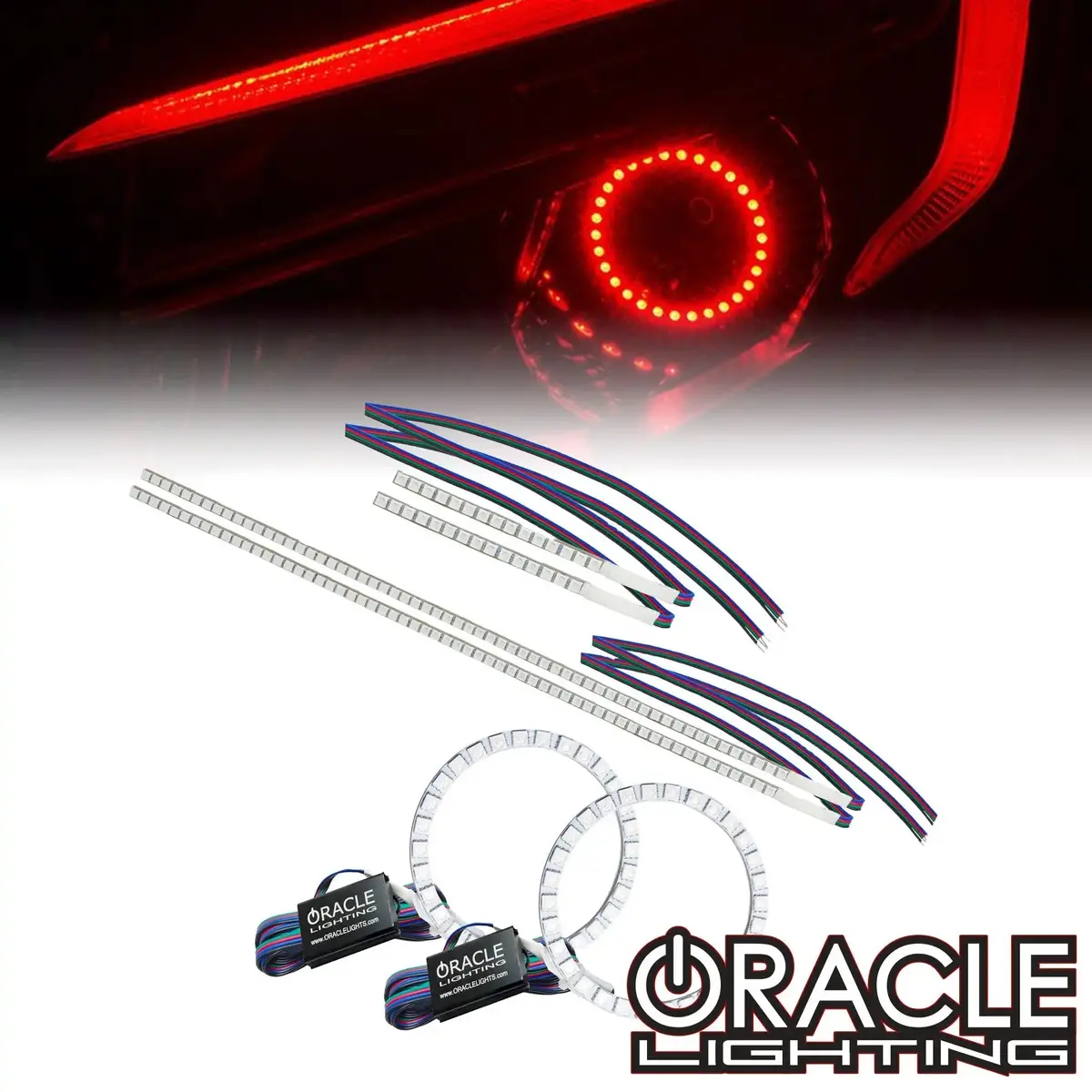 Oracle Lighting 2016-2020 Honda Ridgeline Colorshift Drl Upgrade W/Halo Kit 1