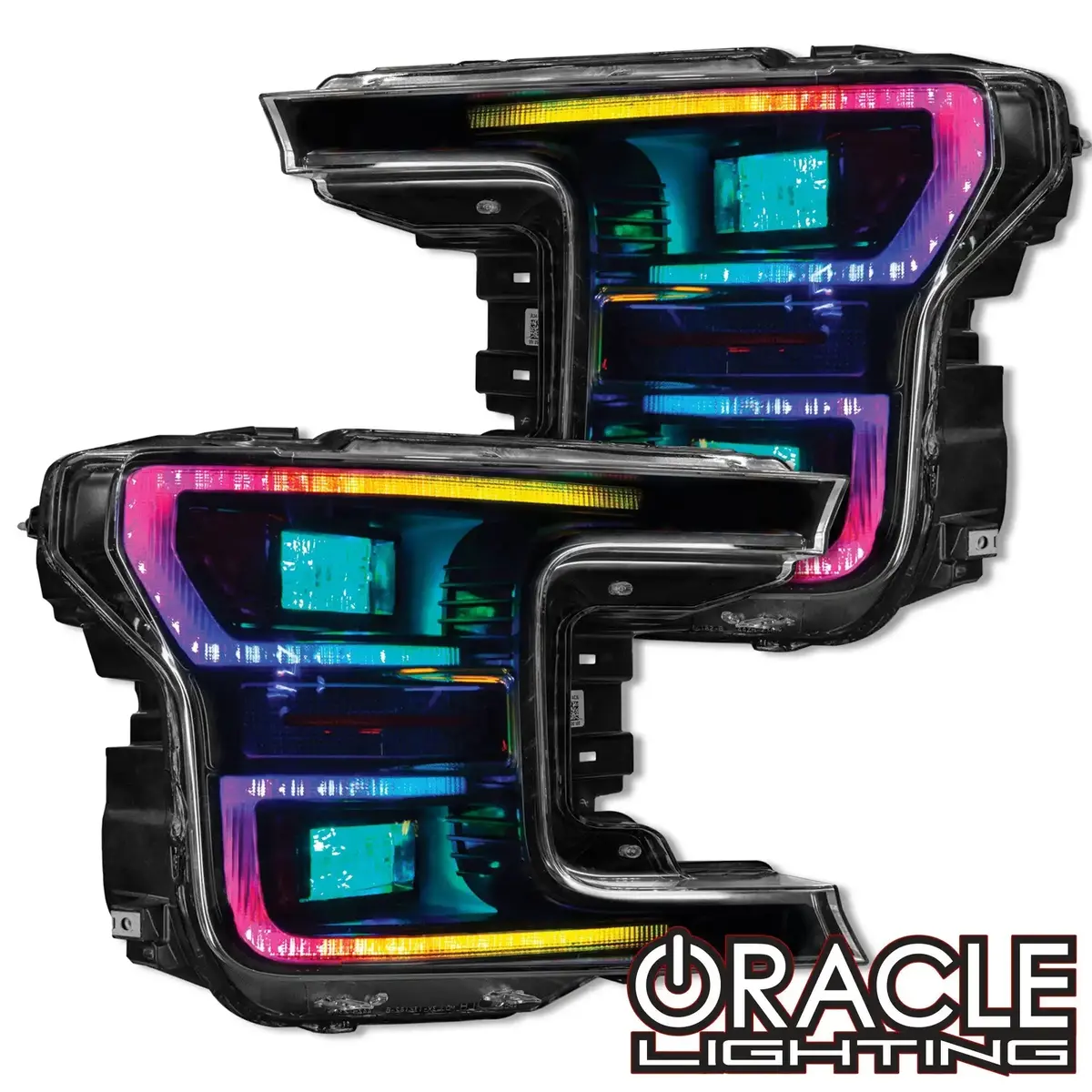 Oracle Lighting 2018-2020 Ford F-150 Dynamic Colorshift Drl Replacements + Dynamic Turn Signals 1