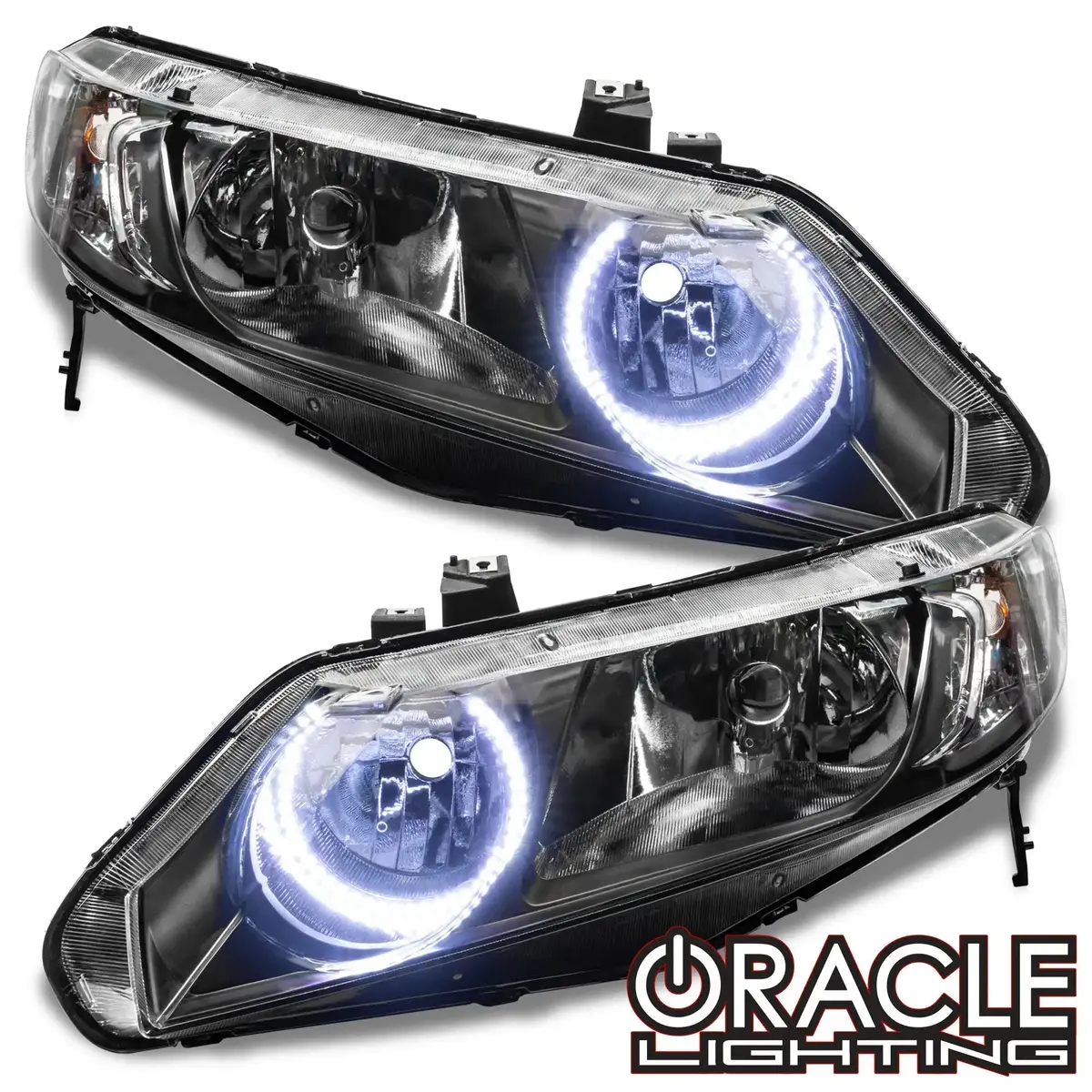Oracle Lighting 2006-2011 Honda Civic Sedan 4Dr Led Headlight Halo Kit 1