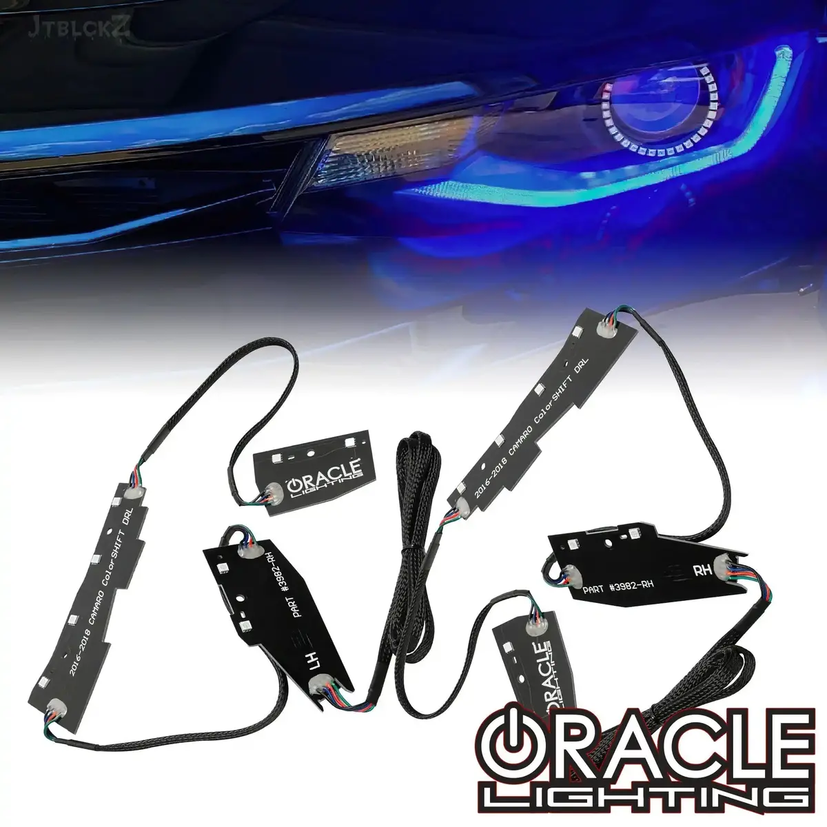 Oracle Lighting 2019+ Chevrolet Camaro Zl1 Colorshift Rgb+W Headlight Drl Upgrade Kit 1