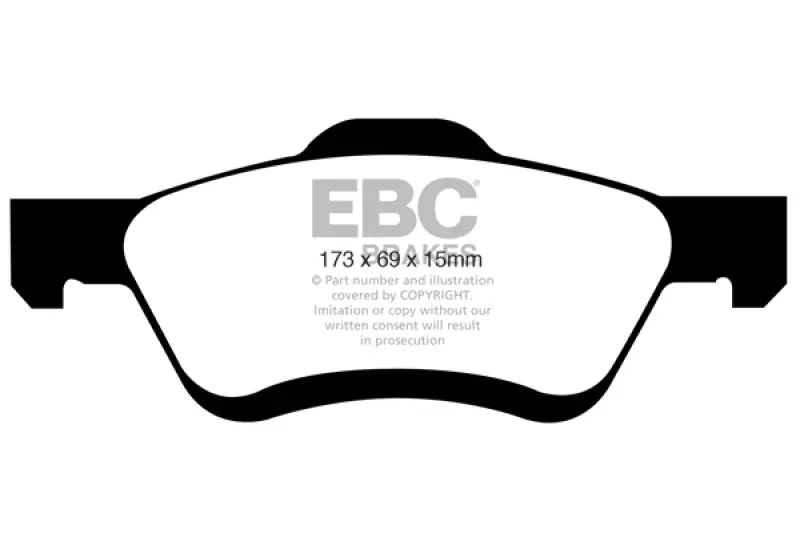 Ebc 08-09 Ford Escape 2.3 Ultimax2 Front Brake Pads 1
