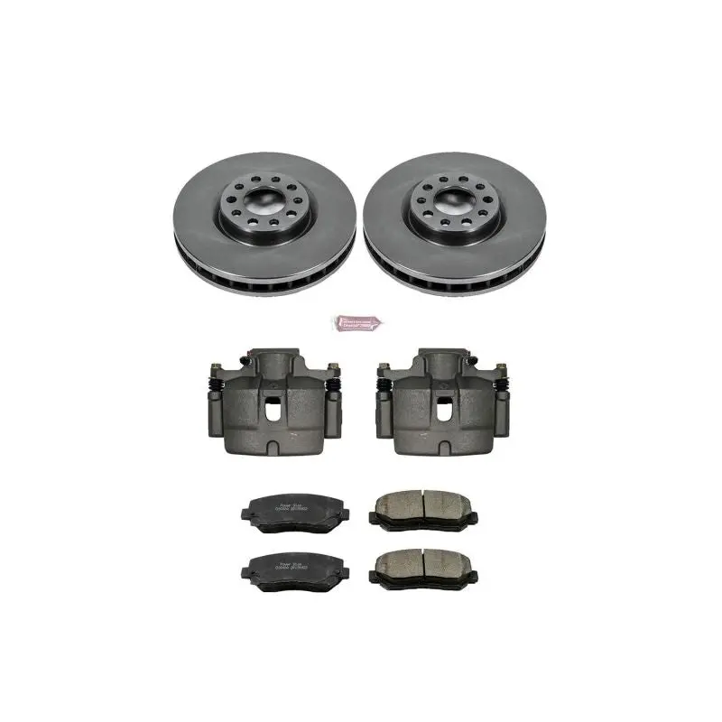 Power Stop 15-17 Chrysler 200 Front Autospecialty Brake Kit W/Calipers 1