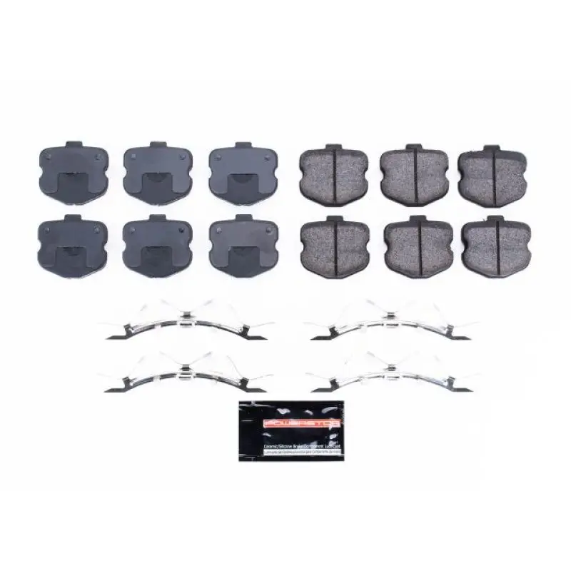 Power Stop 06-13 Chevrolet Corvette Front Z23 Evolution Sport Brake Pads W/Hardware 1
