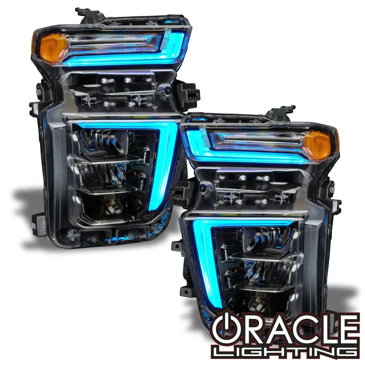 Oracle Lighting 2020-2023 Chevrolet Silverado Hd 2500/3500 Colorshift Rgb+W Headlight Drl Upgrade Kit 1